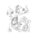 Amana NED4700YQ1 bulkhead parts diagram