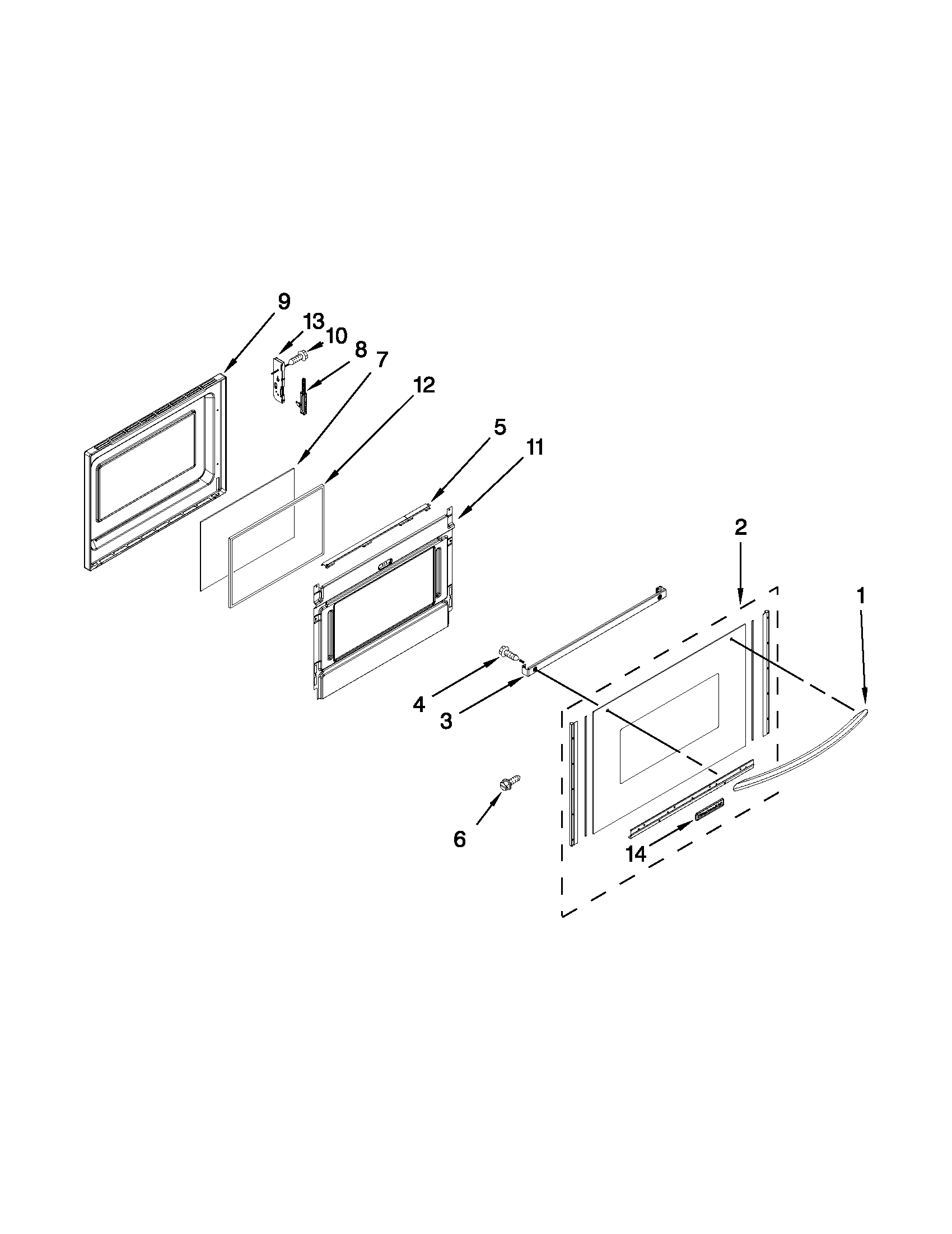 KitchenAid KGRS505XSS04 lower door parts diagram