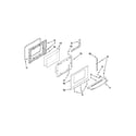 Maytag MGS5752BDB20 door parts diagram