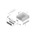 Whirlpool WDL785SAAM1 lower rack parts diagram