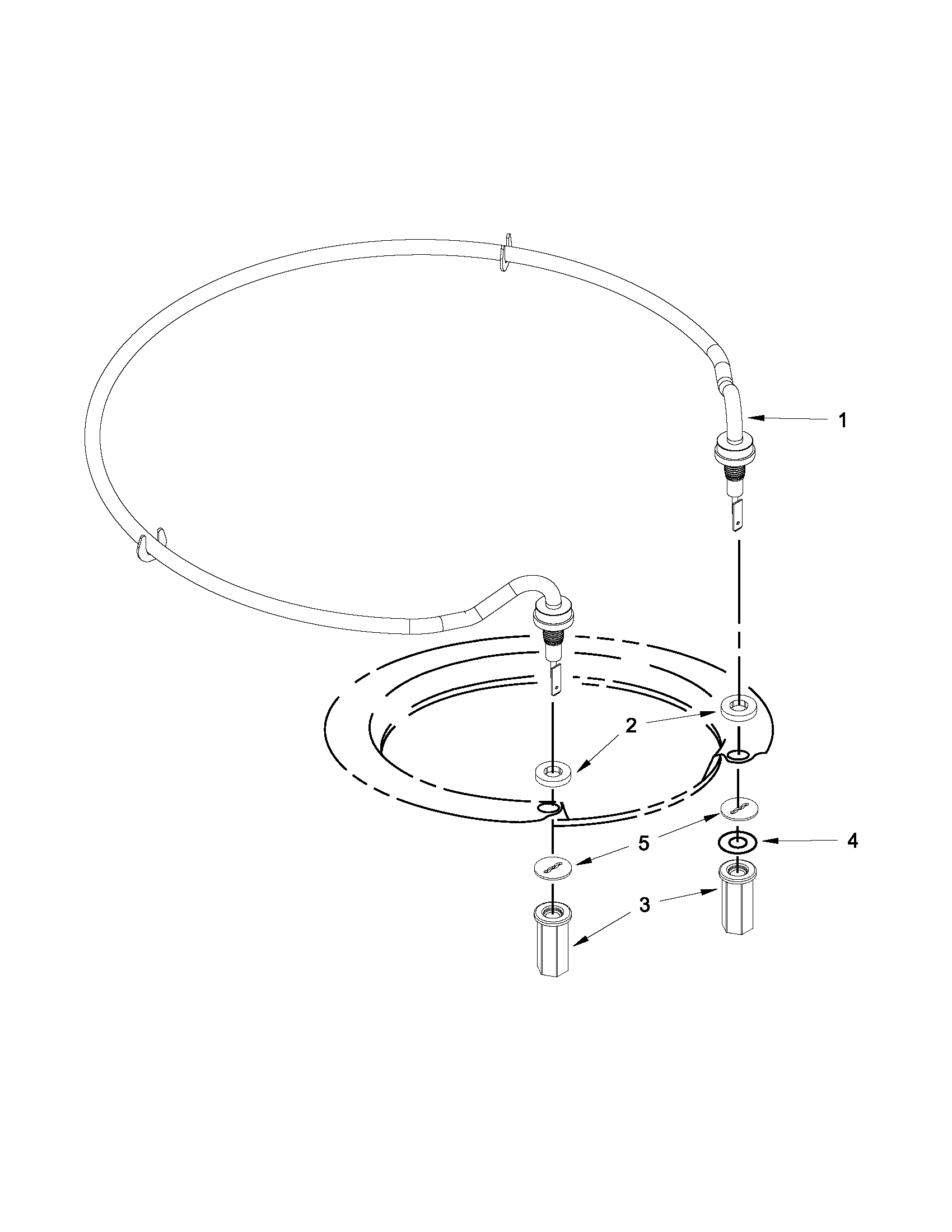 Whirlpool WDL785SAAM0 heater parts diagram