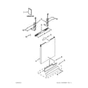 Whirlpool WDF730PAYM5 door and panel parts diagram