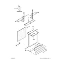 Maytag MDB6769PAB2 door and panel parts diagram