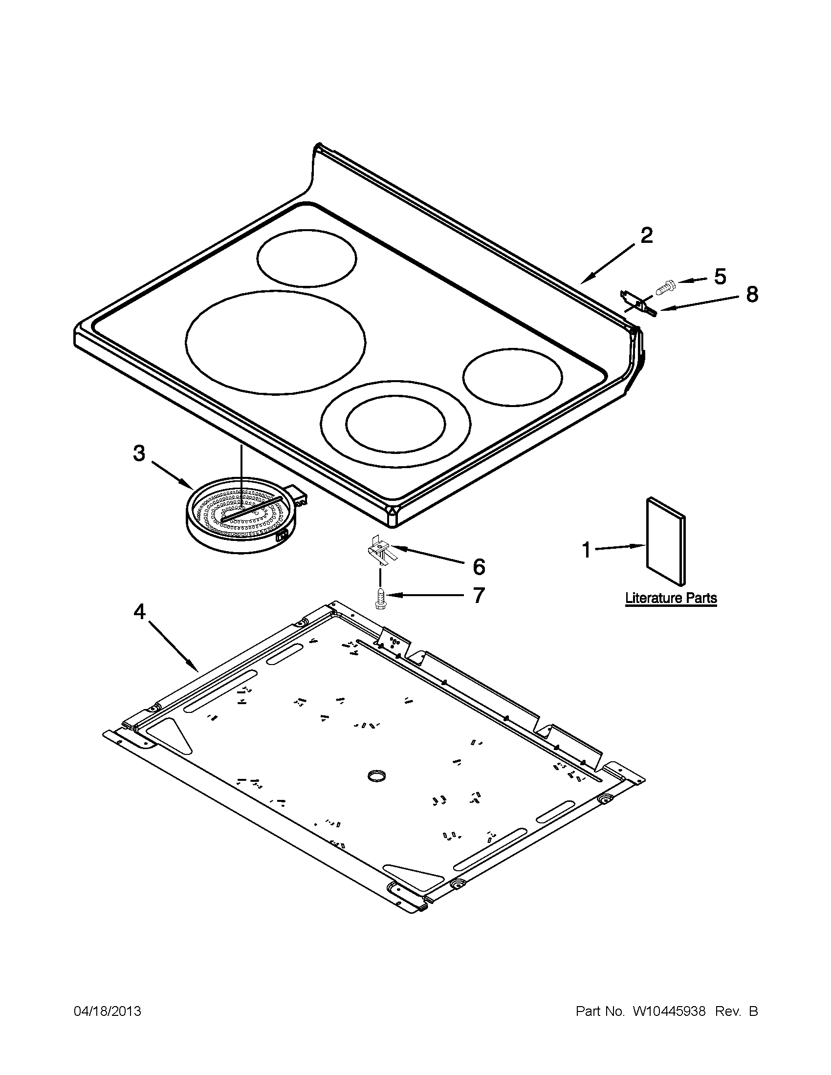 Maytag MER7662WQ2 cooktop parts diagram