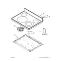 Maytag MER7662WQ2 cooktop parts diagram