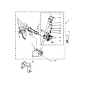 Maytag MDG17MNBGW3 burner assembly diagram
