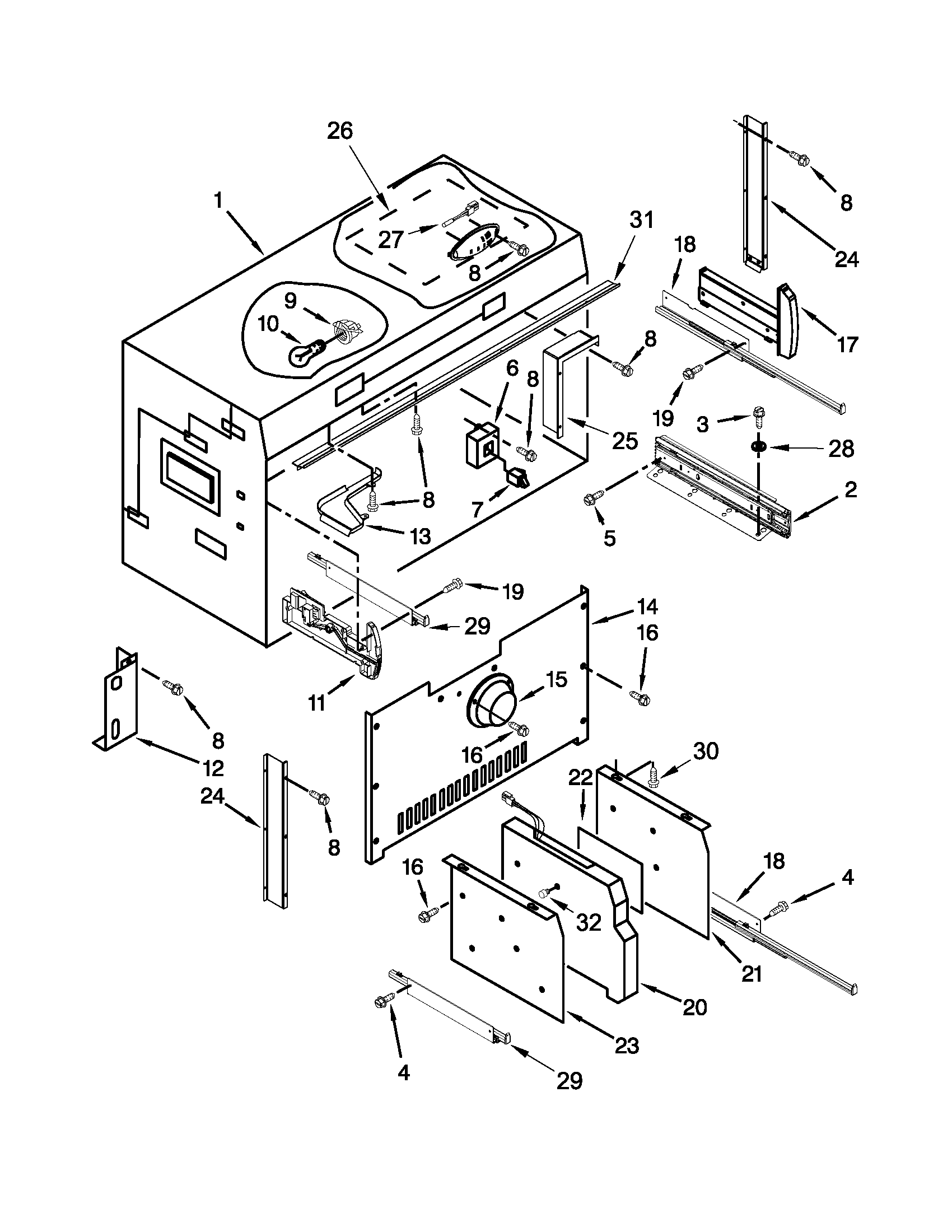 KitchenAid KBFO42FTX07 freezer liner parts diagram