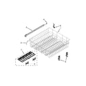 Whirlpool WDT790SAYM2 upper rack and track parts diagram