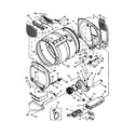 Whirlpool 7MWED5600BW0 bulkhead parts diagram