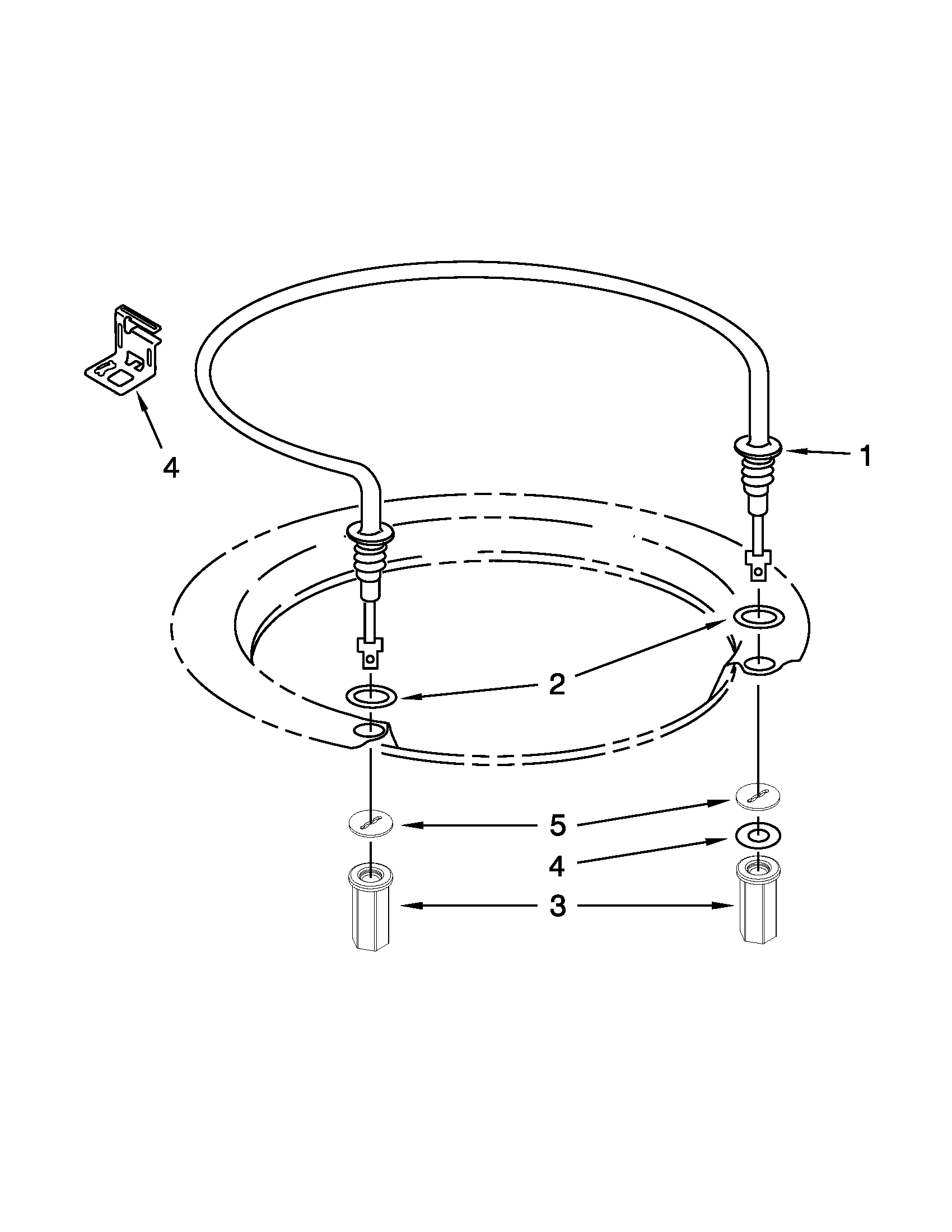 Amana ADB1400PYD2 heater parts diagram