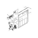 Whirlpool WDF310PAAT3 inner door parts diagram
