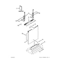 Whirlpool WDF735PABW0 door and panel parts diagram