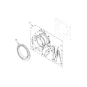 Whirlpool YWED86HEBW0 door parts diagram