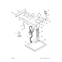 Maytag 7MMGDC300YW3 top and console parts diagram