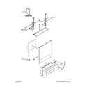 Whirlpool WDF510PAYD8 door and panel parts diagram