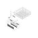 Whirlpool WDF510PAYD8 lower rack parts diagram