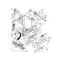 Maytag MGDC300XW3 cabinet parts diagram