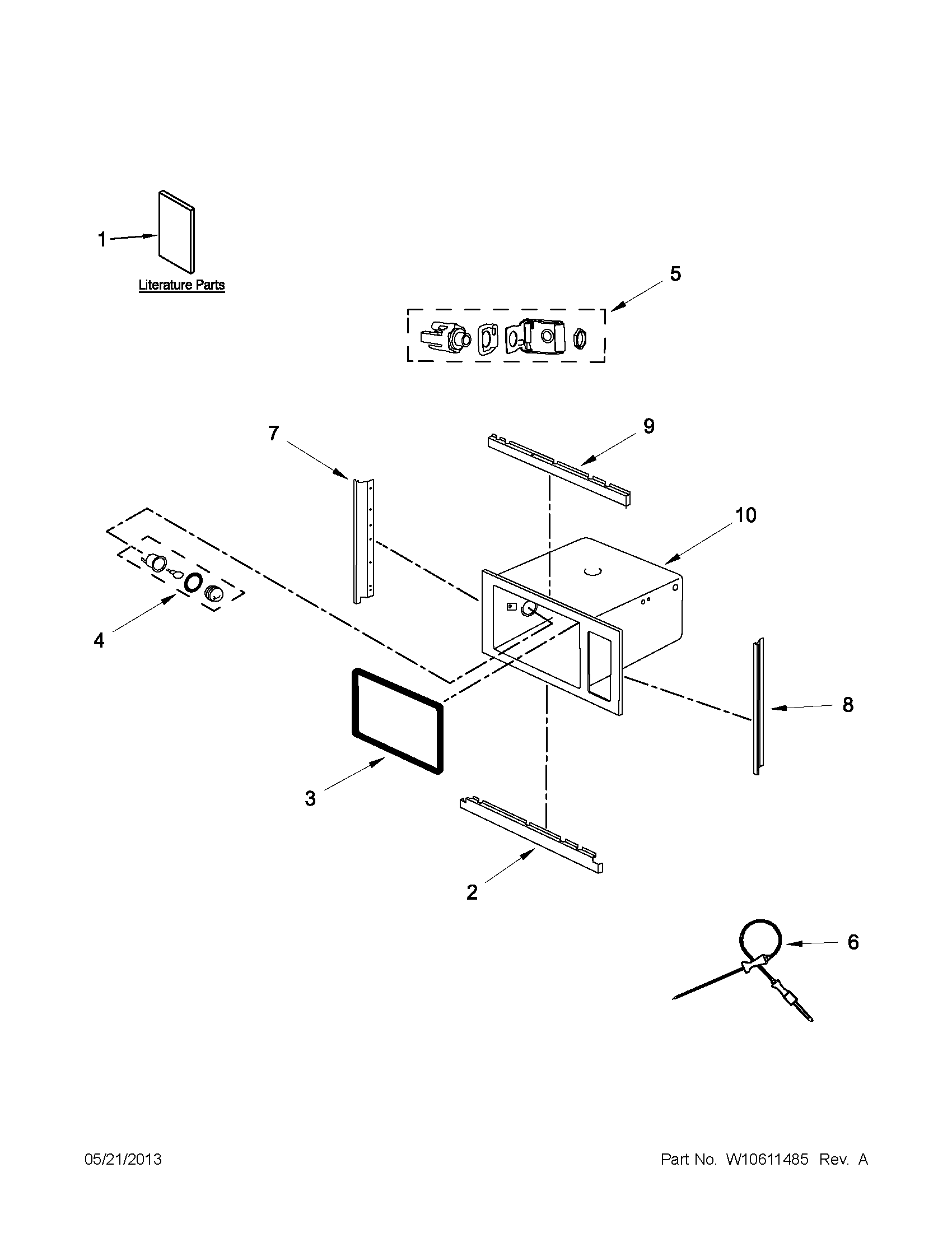 Jenn-Air JBS7524BS0 oven parts diagram