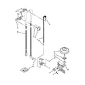 Maytag MDB8949SBW2 fill, drain and overfill parts diagram