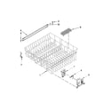 Maytag MDB8949SBW2 upper rack and track parts diagram