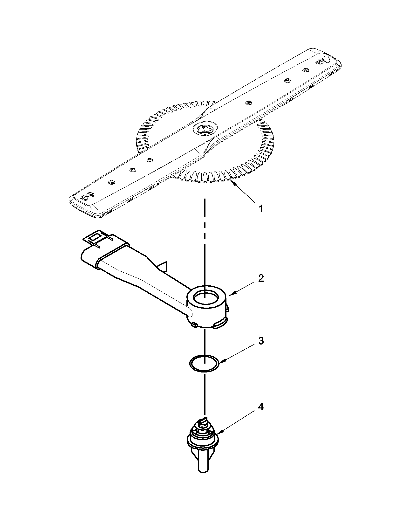 Maytag MDB8959SBW2 lower washarm parts diagram