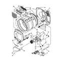Maytag MDE18CSAGW0 bulkhead parts diagram