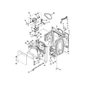 Maytag MGDB725BW0 cabinet parts diagram