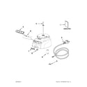 KitchenAid KFP0711ER0 motor and housing unit diagram