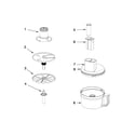 KitchenAid KFP0711ER0 attachment parts diagram