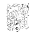 Whirlpool WGD94HEAW1 bulkhead parts diagram