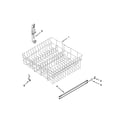Maytag MDBH949PAM3 upper rack and track parts diagram