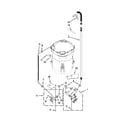 Whirlpool WTW8540BW0 pump parts diagram