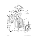 Maytag 7MMHW7000BG0 top and cabinet parts diagram