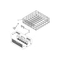 Whirlpool WDT710PAYH5 lower rack parts diagram