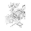 Whirlpool WGD8900BC0 cabinet parts diagram