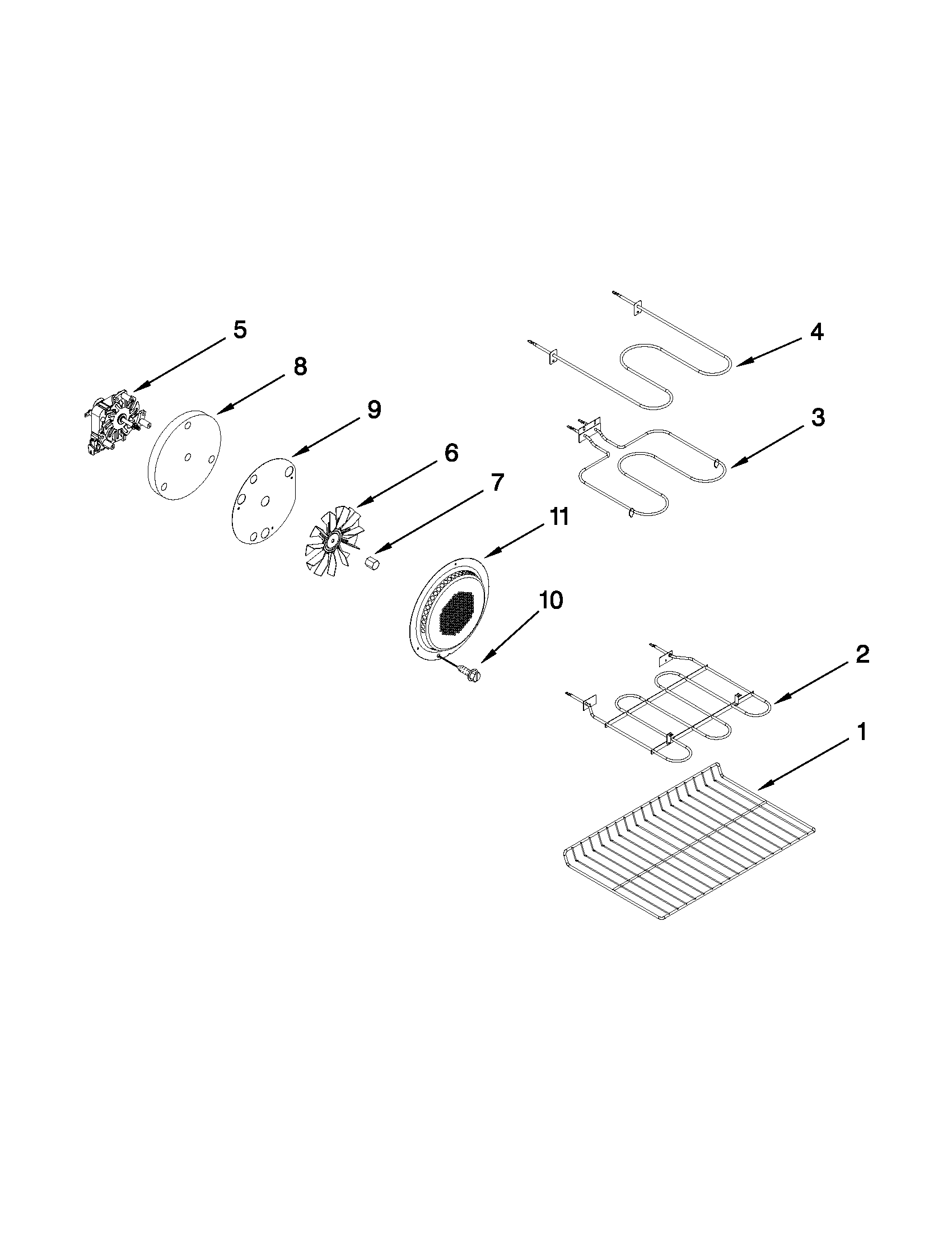 Maytag MET8776BS00 internal oven parts diagram