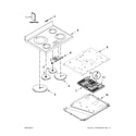 Whirlpool YWGI925C0BS0 cooktop parts diagram