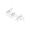 Whirlpool YWGI925C0BS0 upper door parts diagram