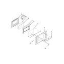 Whirlpool YWGI925C0BS0 lower door parts diagram