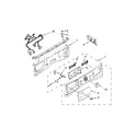 Whirlpool WFW95HEXL2 control panel parts diagram