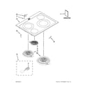 Whirlpool GY399LXUS03 cooktop parts diagram