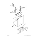 Whirlpool WDF530PSYW6 door and panel parts diagram