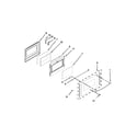 Whirlpool GGE388LXB04 lower door parts diagram