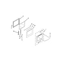 KitchenAid KGRS308BSS1 door parts diagram