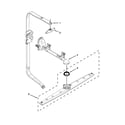 Jenn-Air JDB8200AWS2 upper wash and rinse parts diagram
