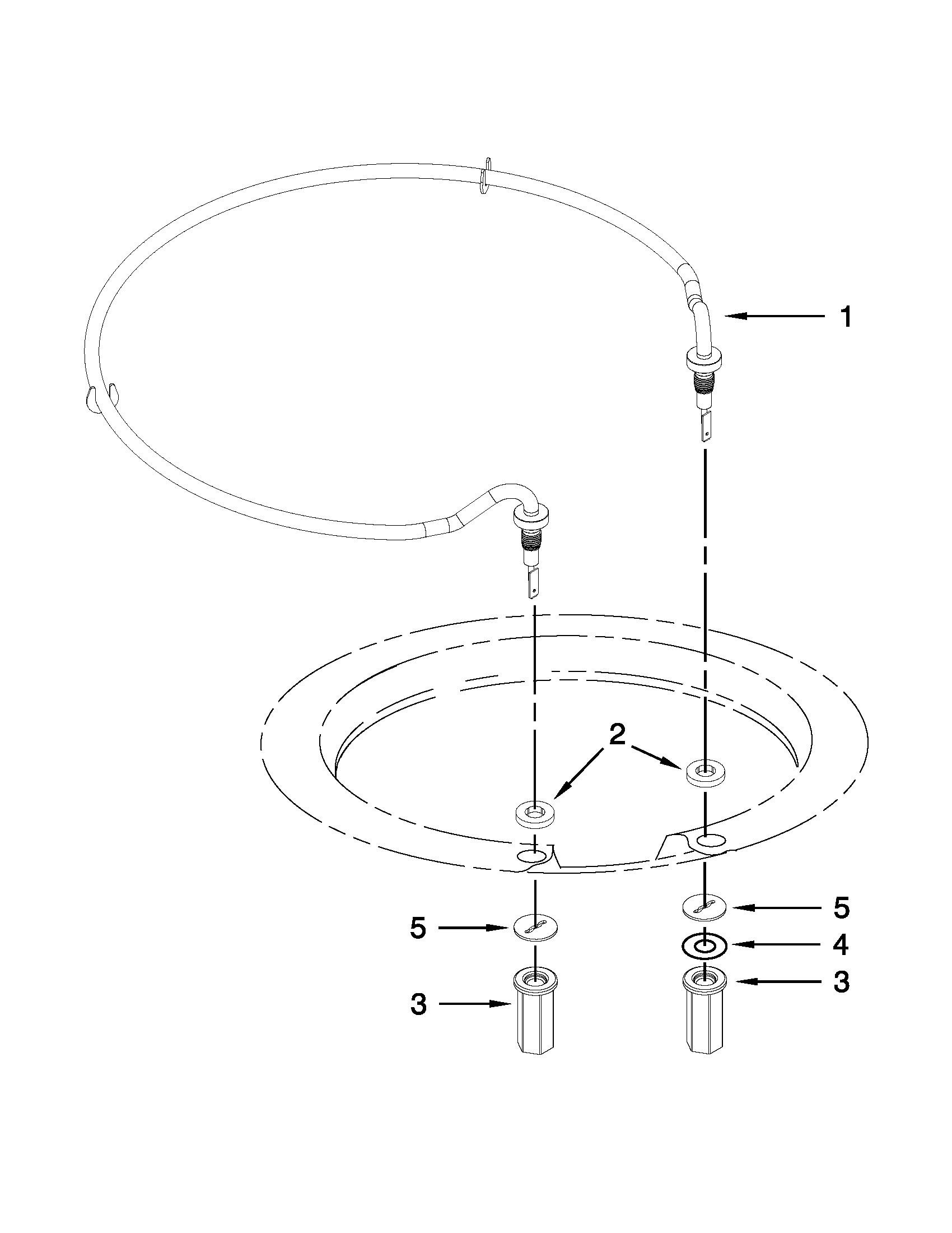 Jenn-Air JDB8200AWS2 heater parts diagram