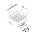 Jenn-Air JDB8200AWS2 upper rack and track parts diagram