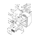 Maytag MFT2976AEB02 refrigerator liner parts diagram