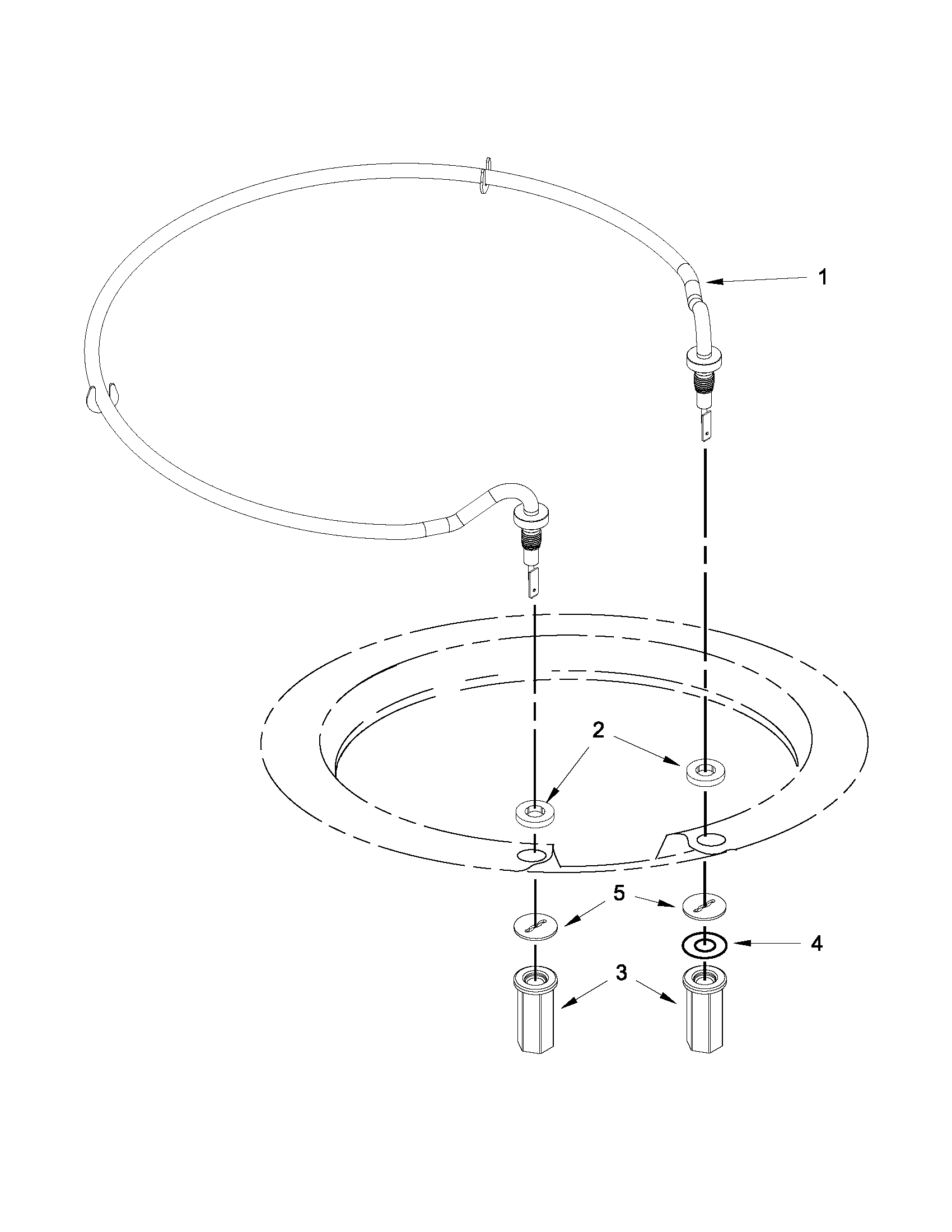 Jenn-Air JDB8500AWX2 heater parts diagram