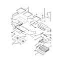 Whirlpool GI6SDRXXQ00 shelf parts diagram